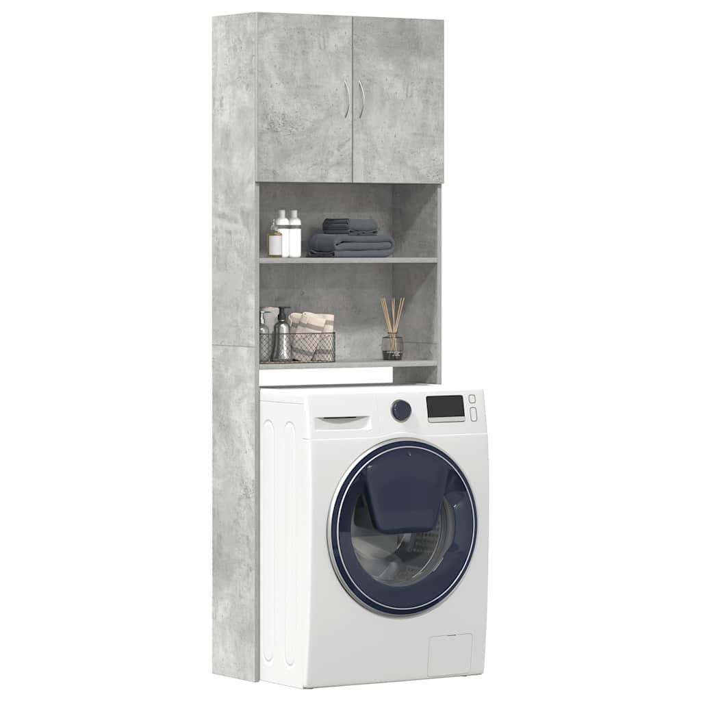 Waschmaschinenschrank 64X24X190 Cm Holzwerkstoff