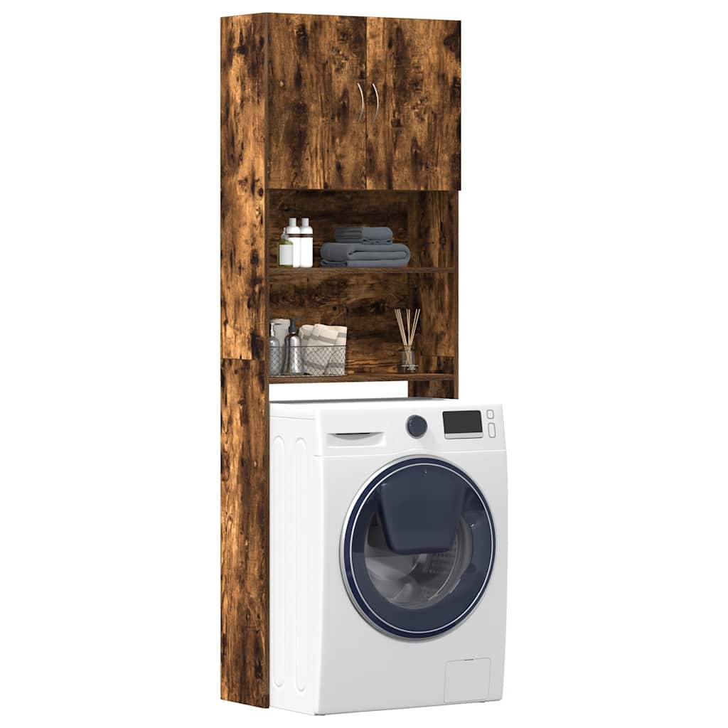 Waschmaschinenschrank 64X24X190 Cm Holzwerkstoff
