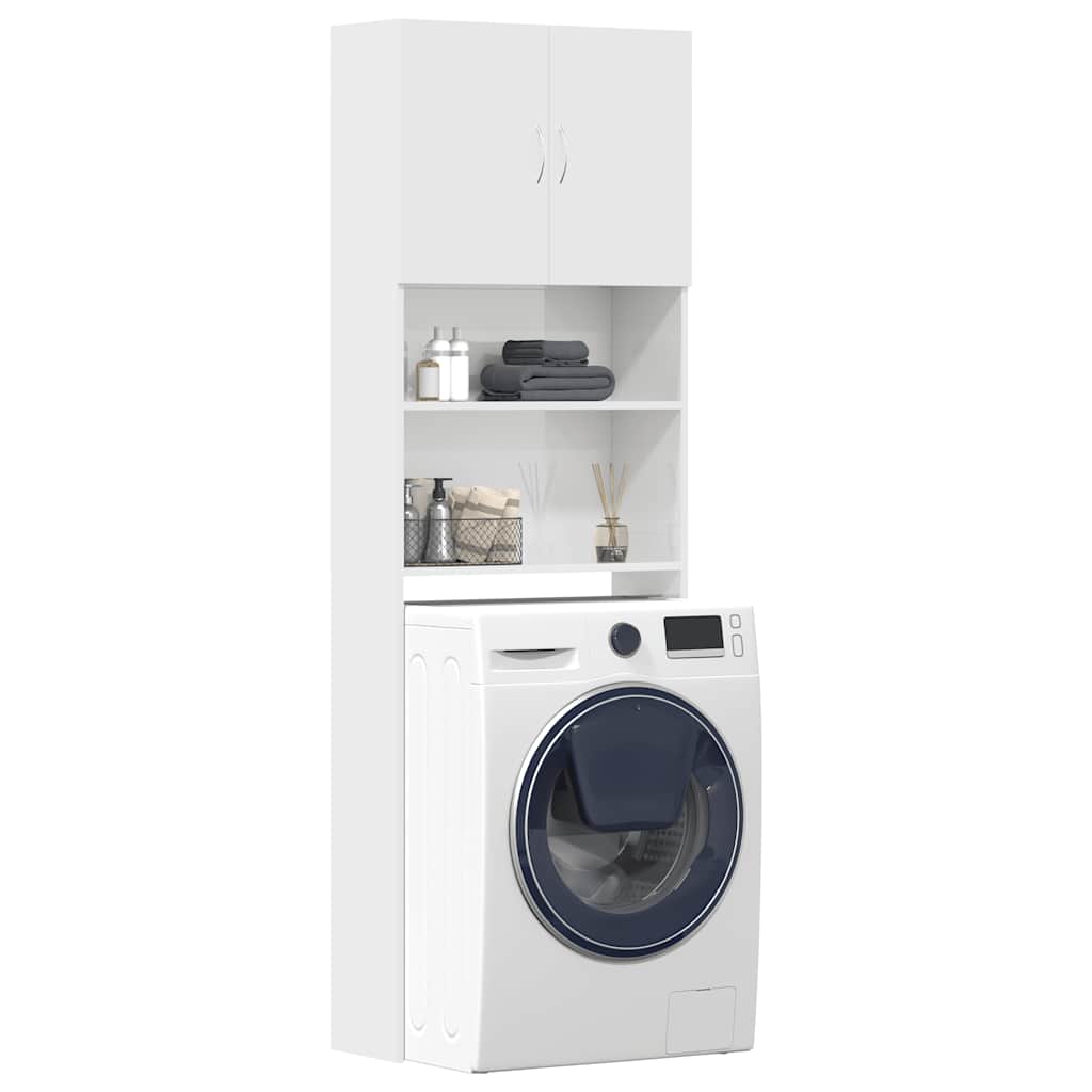 Waschmaschinenschrank 64X24X190 Cm Holzwerkstoff