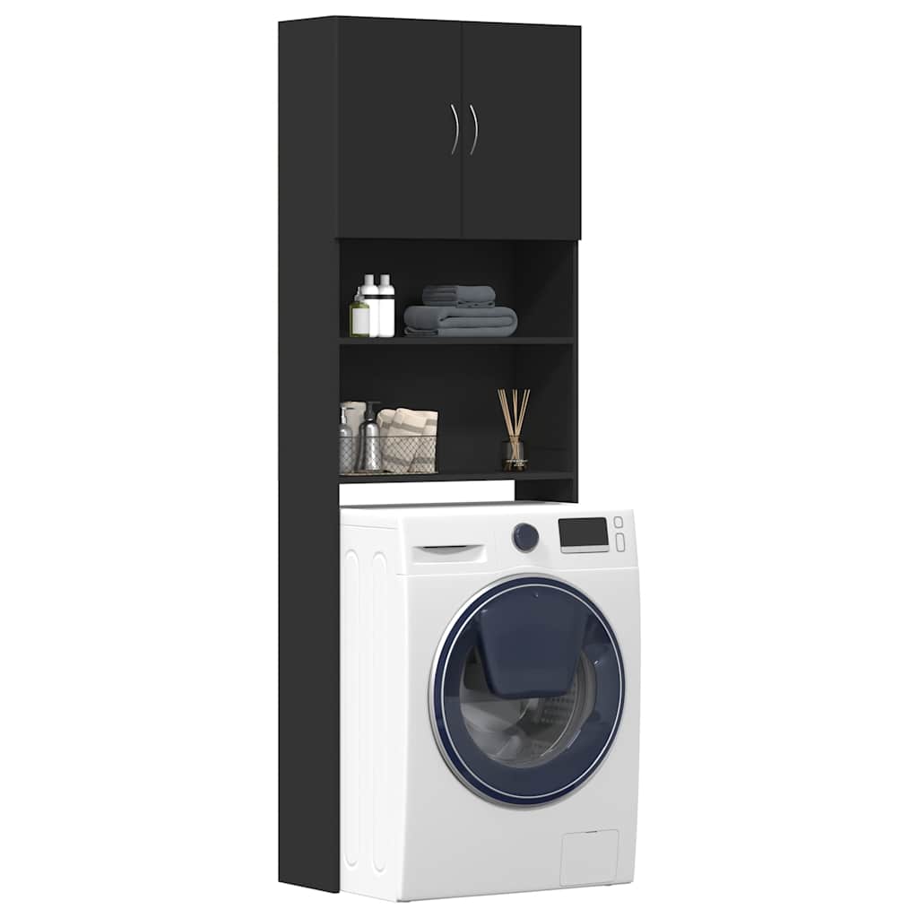 Waschmaschinenschrank 64X24X190 Cm Holzwerkstoff