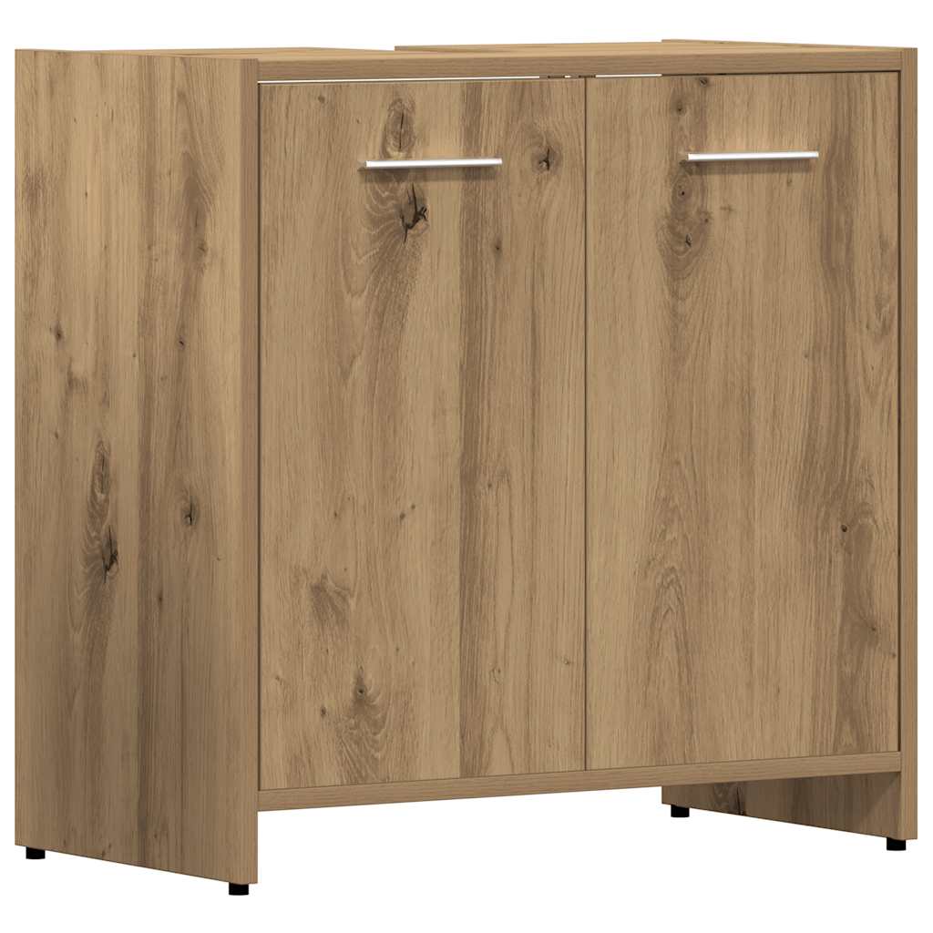 4-Tlg. Badmöbel-Set Artisan-Eiche Holzwerkstoff