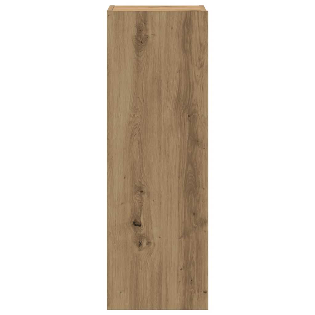 8-Tlg. Tv-Schrank-Set Wandmontage Artisan-Eiche Holzwerkstoff