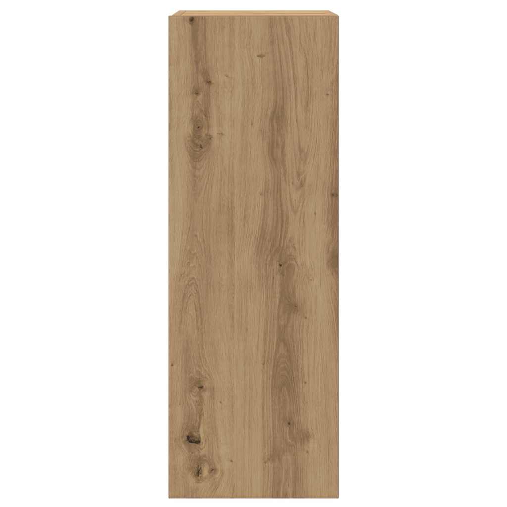 4-Tlg. Tv-Schrank-Set Wandmontage Artisan-Eiche Holzwerkstoff