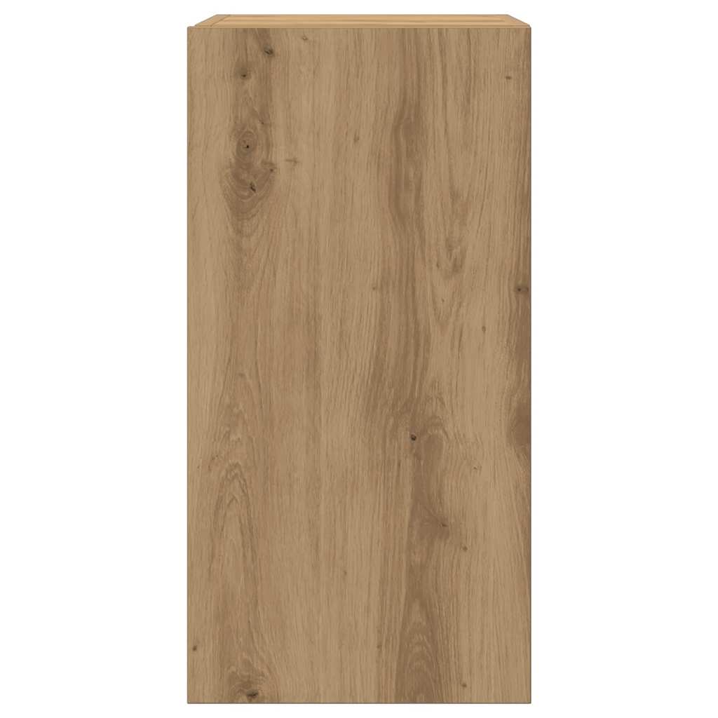 9-Tlg. Tv-Schrank-Set Wandmontage Artisan-Eiche Holzwerkstoff