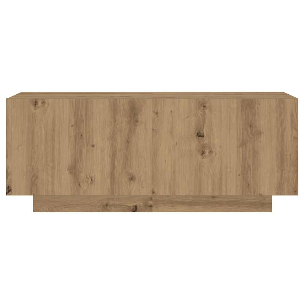 Tv-Schrank Mit Led-Leuchten Artisan-Eiche 300X35X40 Cm