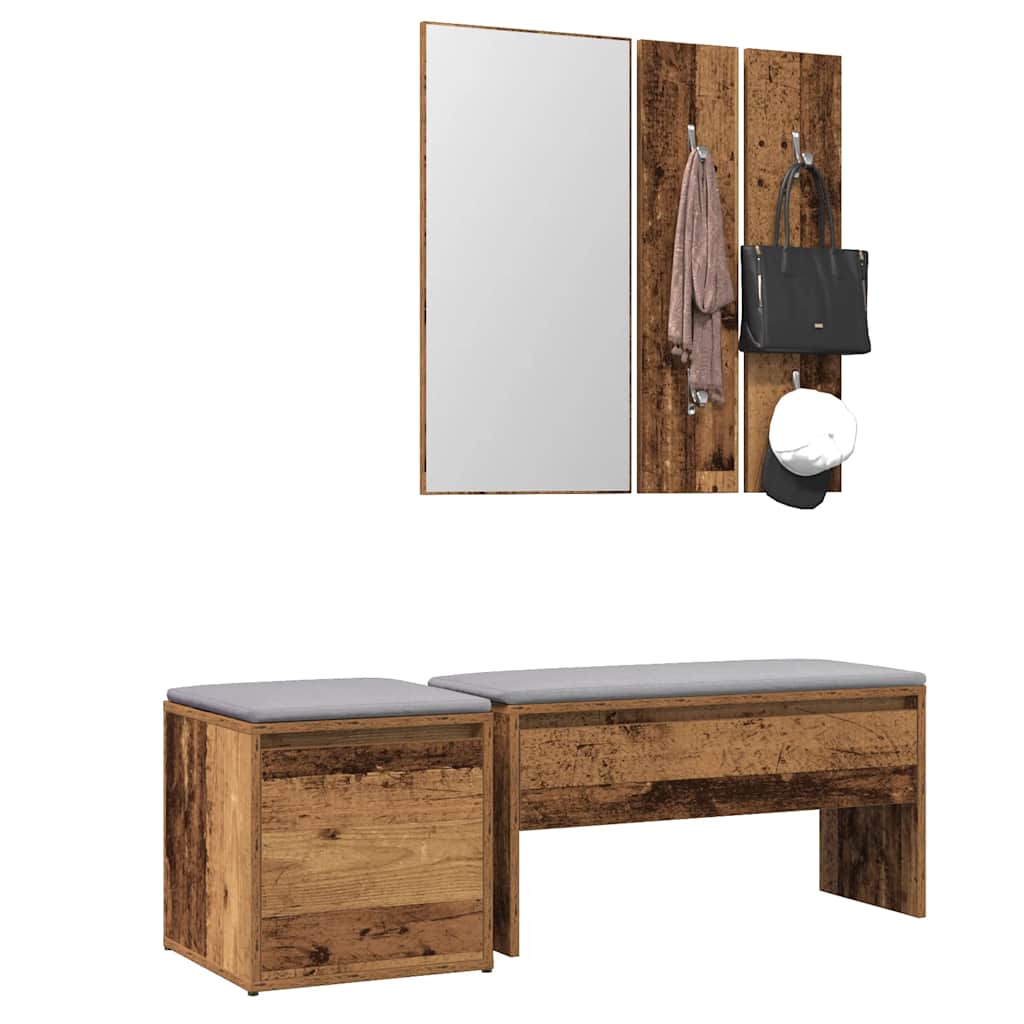 Garderoben-Set Artisan-Eiche Holzwerkstoff