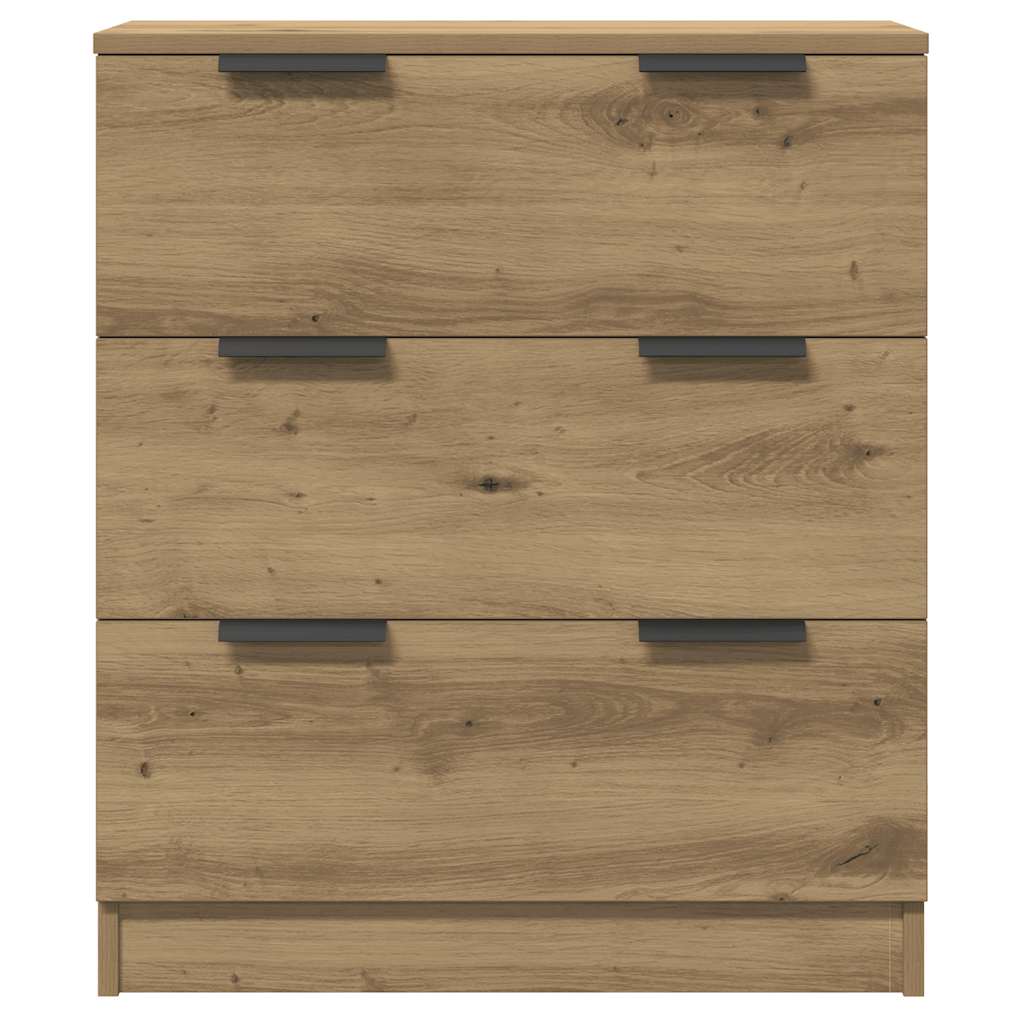 Sideboards 3 Stk. Artisan-Eiche 60X30X70 Cm Holzwerkstoff