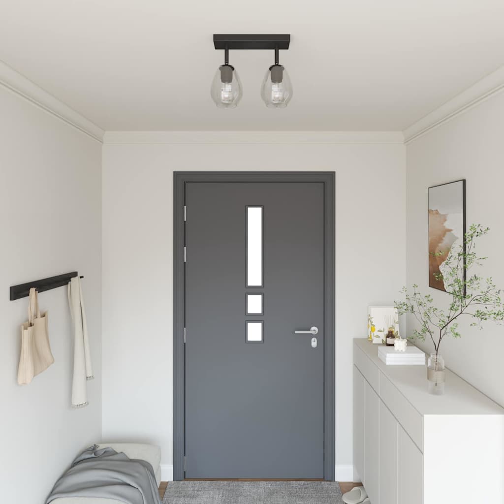 Deckenleuchten Mit Verstellbarem Glasschirm Anthrazit E27