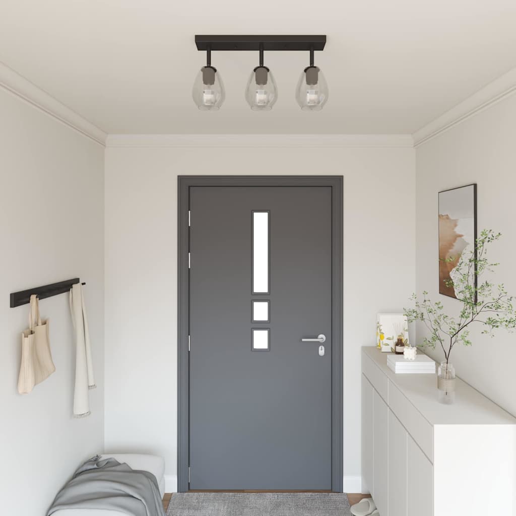 Deckenleuchten Mit Verstellbarem Glasschirm Anthrazit E27