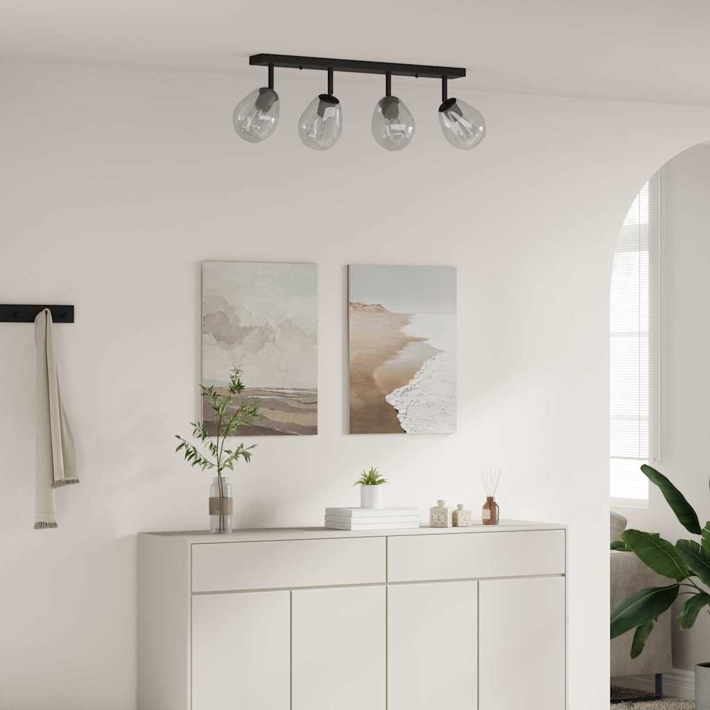Deckenleuchten Mit Verstellbarem Glasschirm Anthrazit E27
