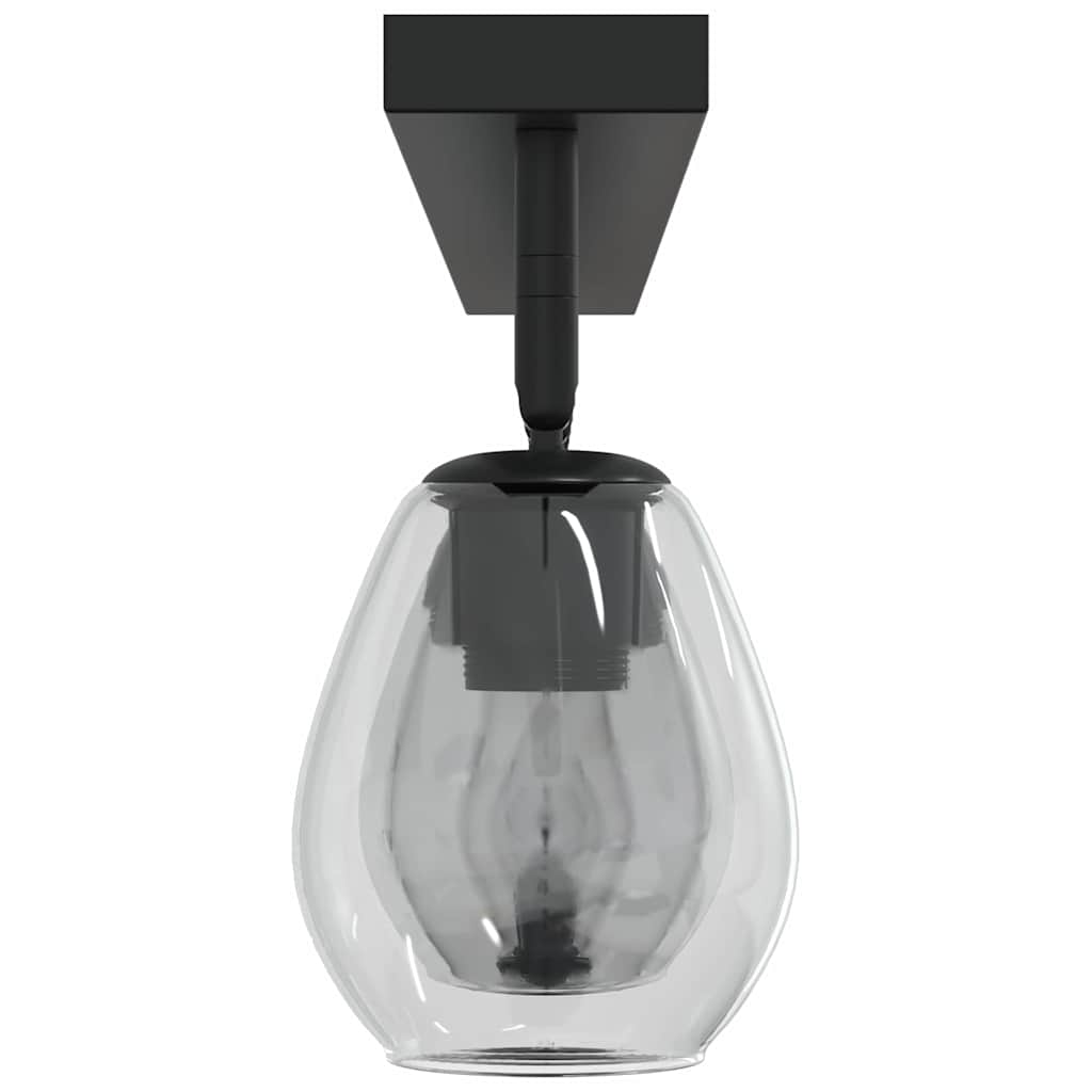 Deckenleuchten Mit Verstellbarem Glasschirm Anthrazit E27