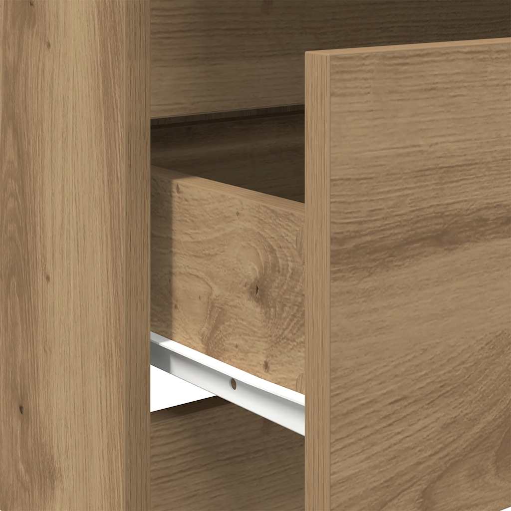 Sideboard Artisan-Eiche 60X35X76 Cm Holzwerkstoff