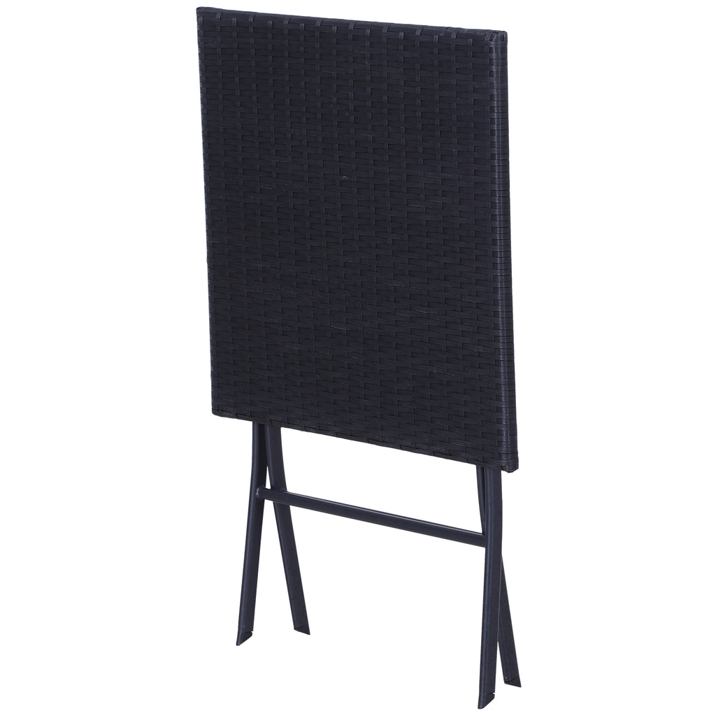 Polyrattan Bistroset für 2 Personen Sitzgruppe Rattan Gartenmöbel Set Garnitur