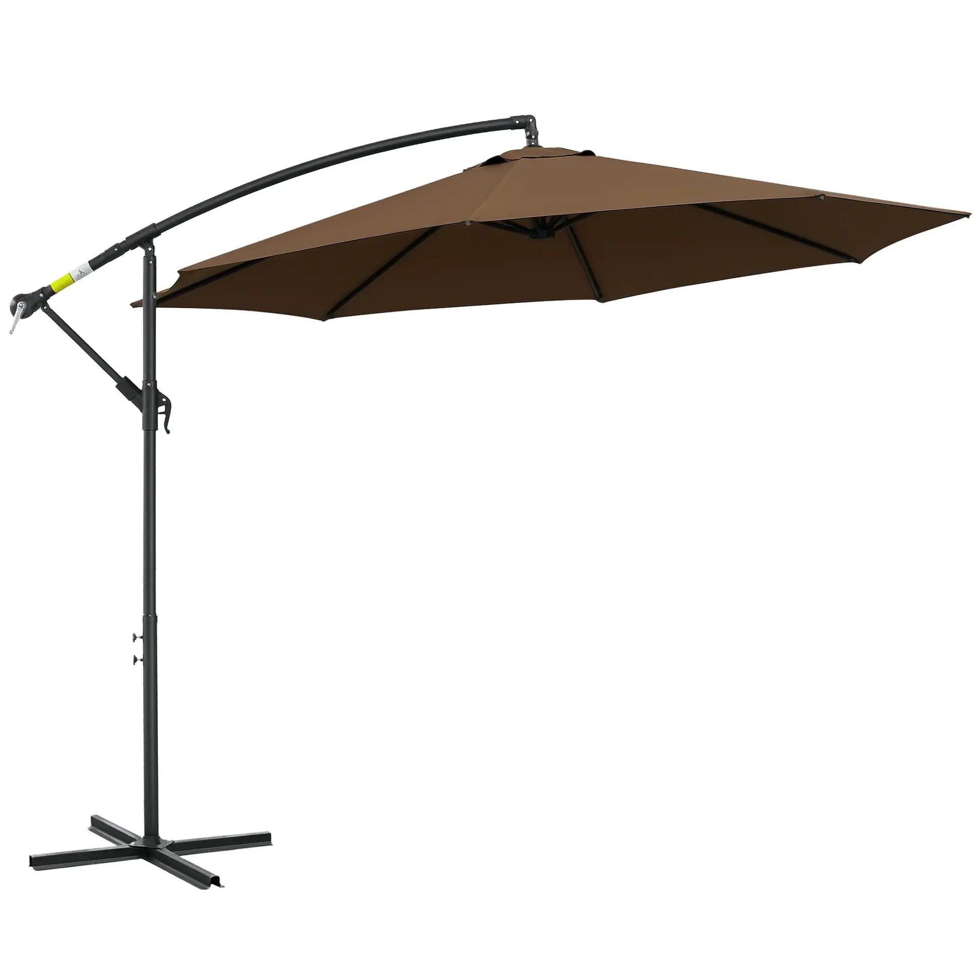 Sonnenschirm mit Kurbel Wetterbeständig 3 m x 3 m x 2,5 m Stahl Polyester - Konfigurierbare Farben!!!