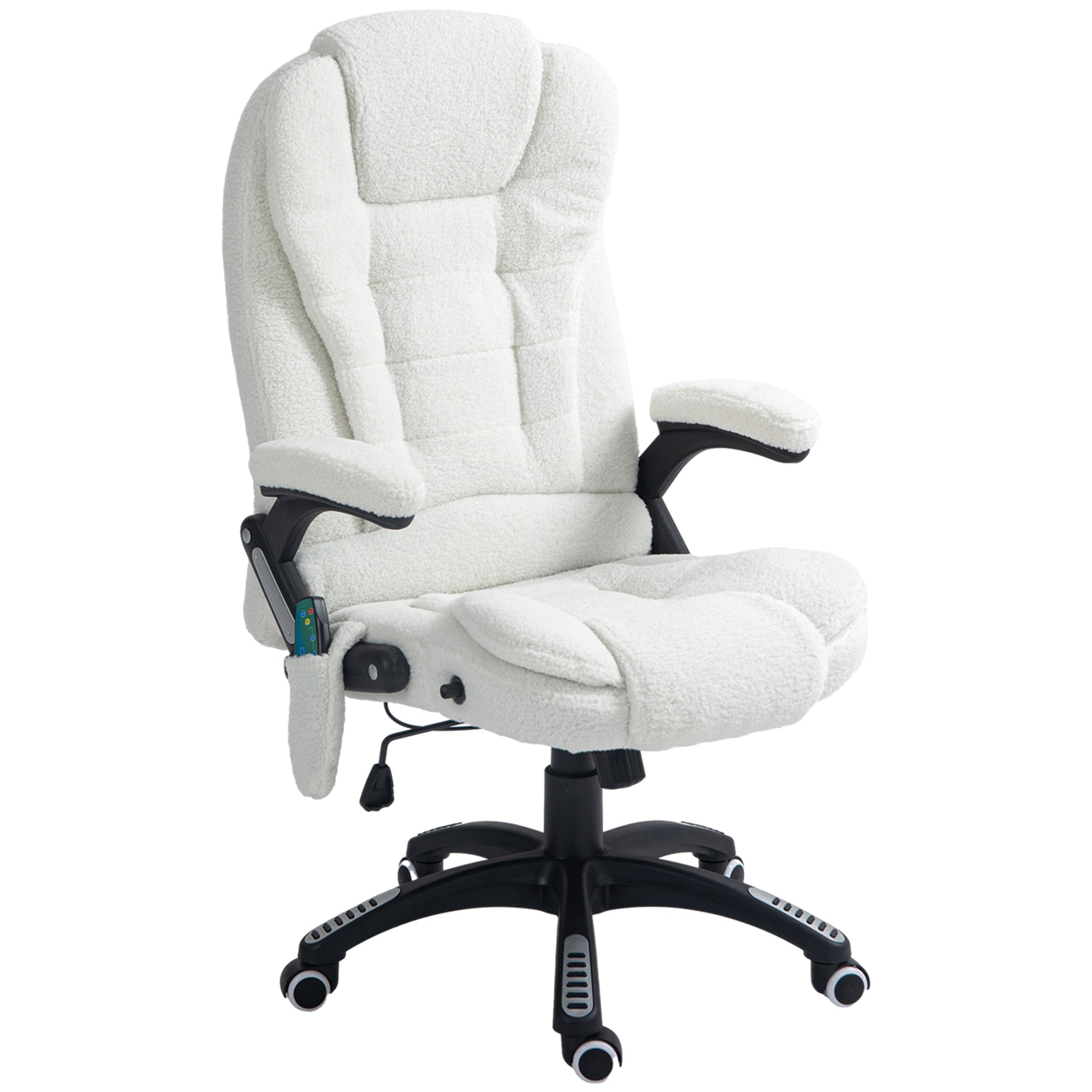 Bürostuhl Massagesessel mit Wärmefunktion, Ergonomischer Chefsessel, Höhenverstellbarer Drehstuhl