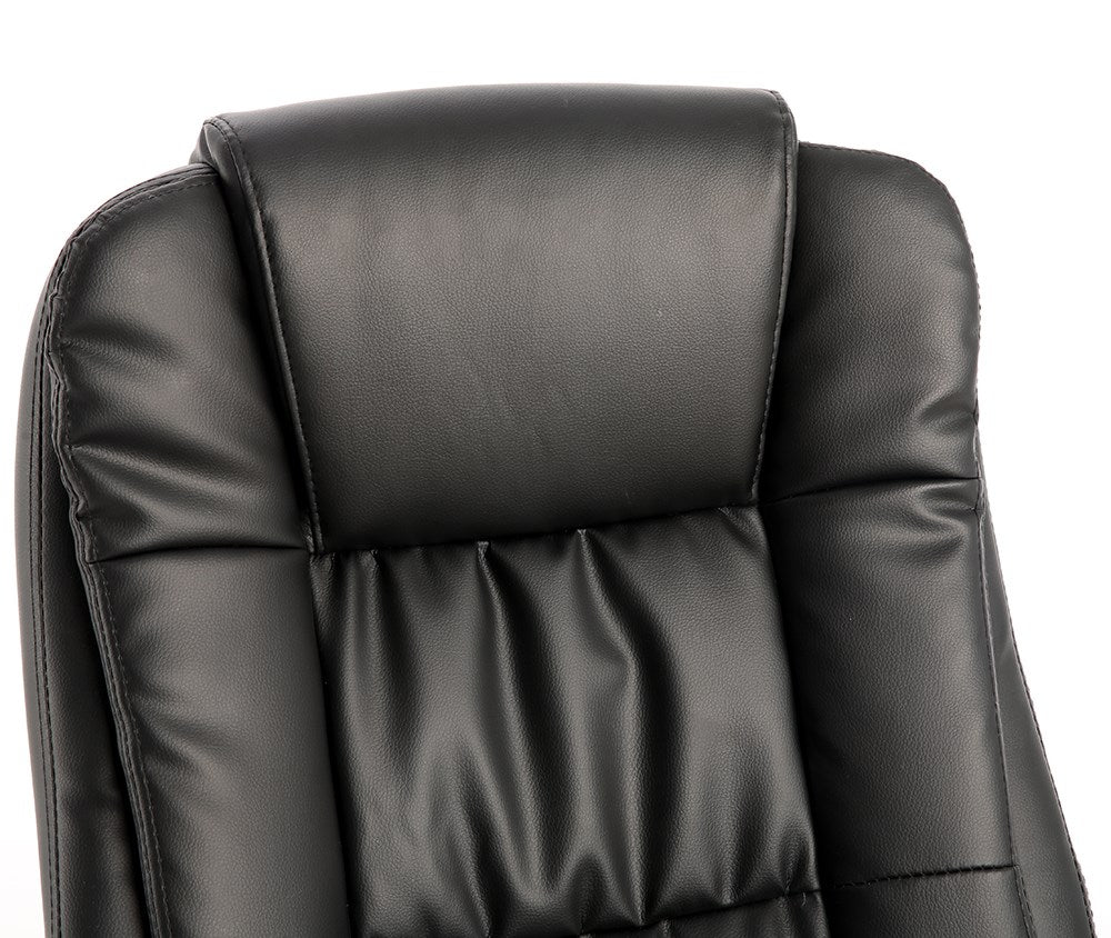 Bürostuhl IDOL – ergonomischer Drehstuhl mit Armlehnen, Schwarz