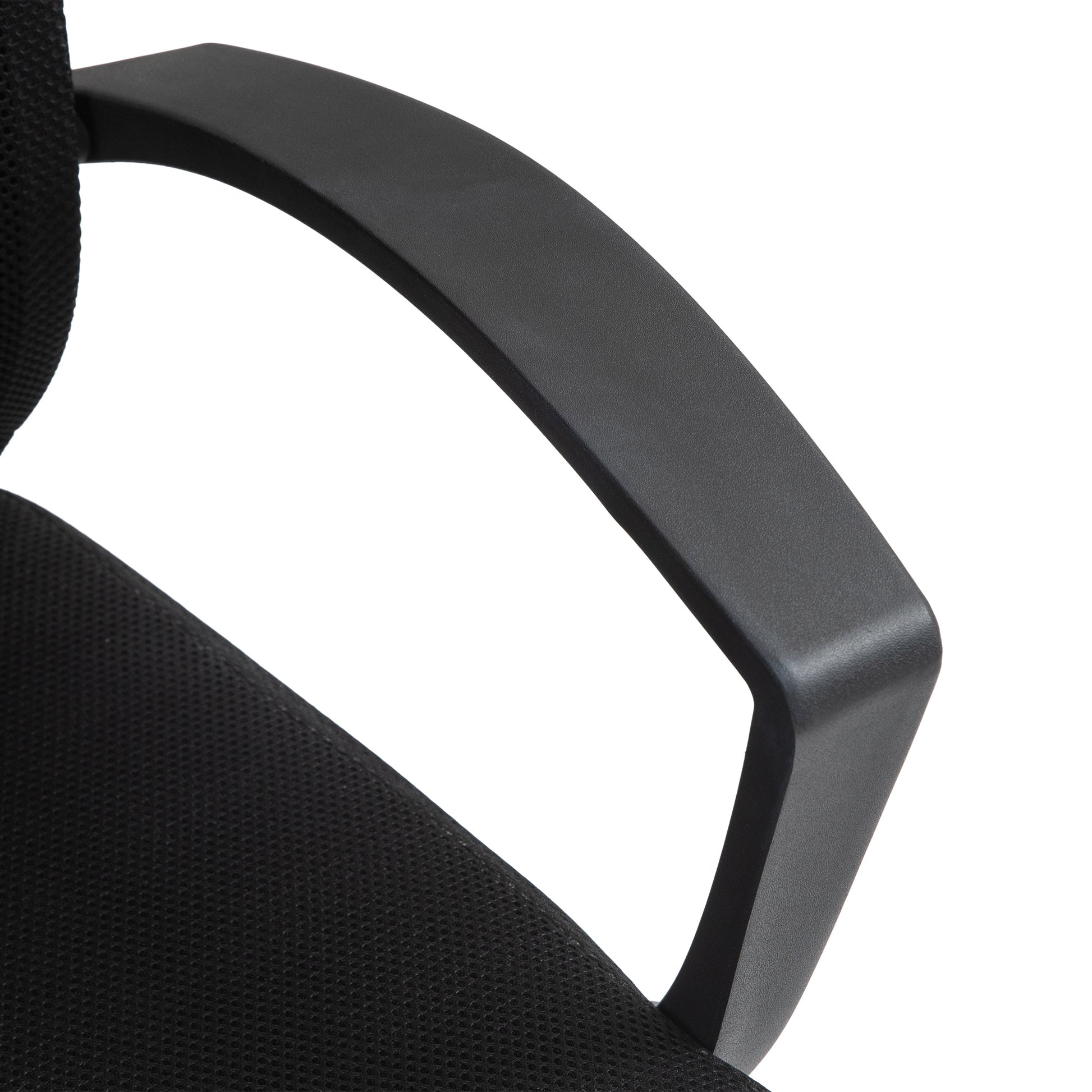 Bürostuhl mit Mesh-Rückenlehne, höhenverstellbar, bis 120 kg, Schwarz