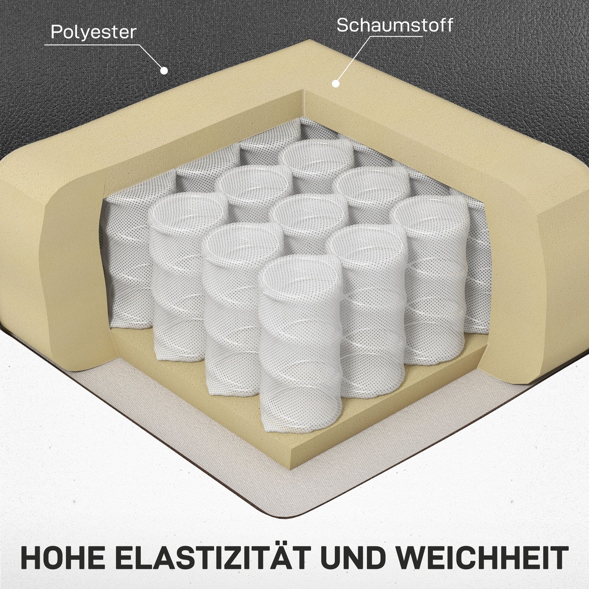 Massagesessel Relaxsessel Liegesessel, 1 Klapptisch, 1 Fußstütze; 77 cm x 93 cm x 105 cm