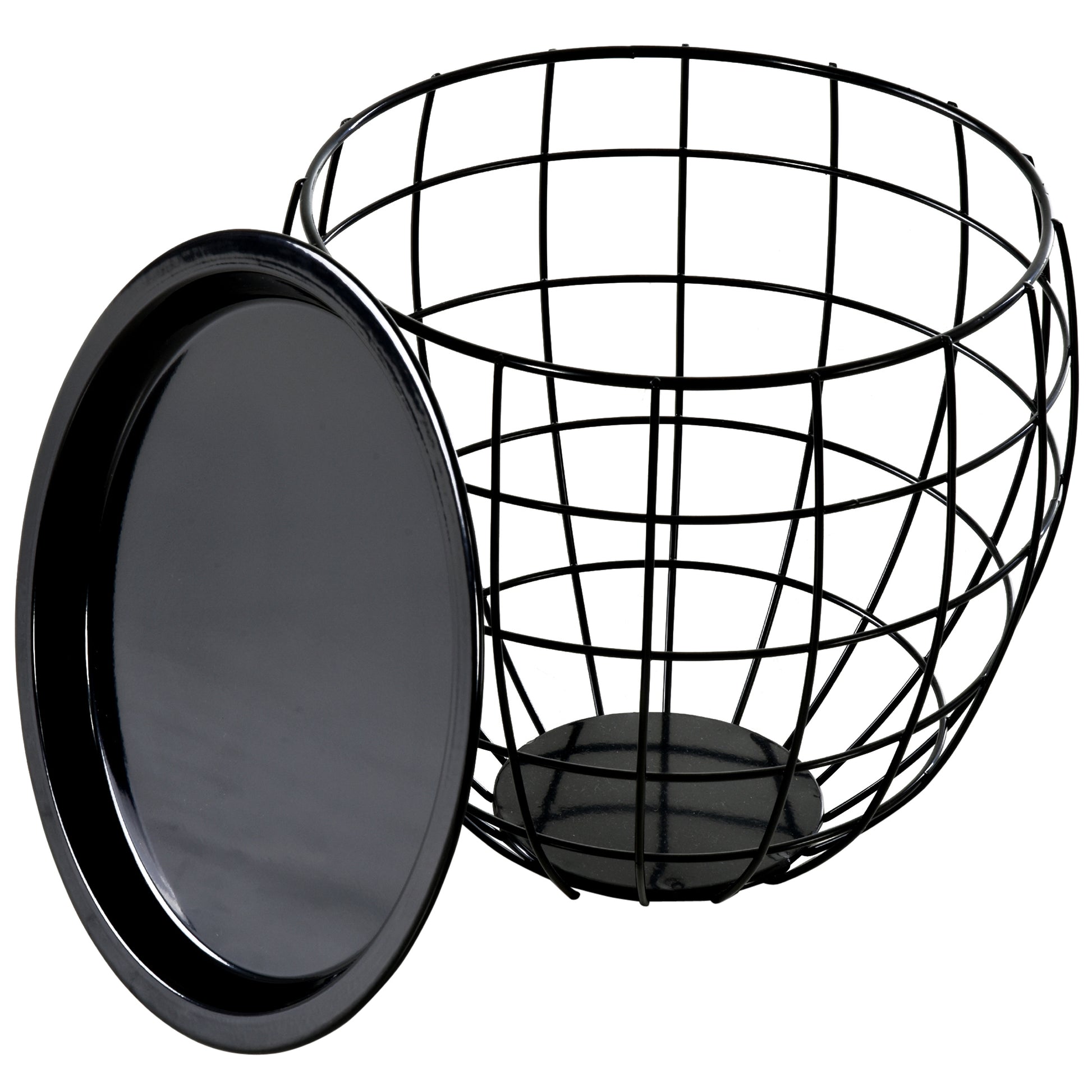 3er Set Couchtisch, Stapeltisch, Beistelltisch, Kaffeetisch, Satztisch, MDF, Natur+Schwarz