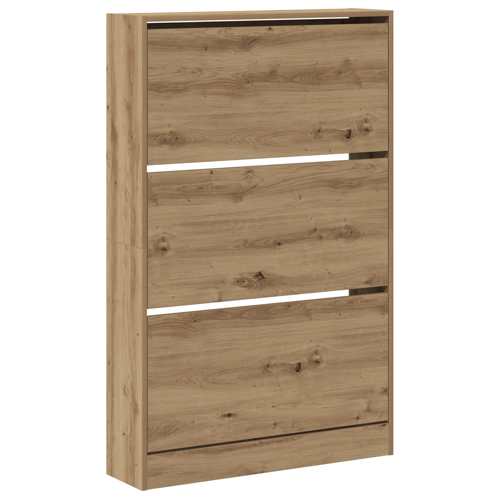 Schuhschrank 80X21X125,5 Cm Holzwerkstoff Artisan Eiche