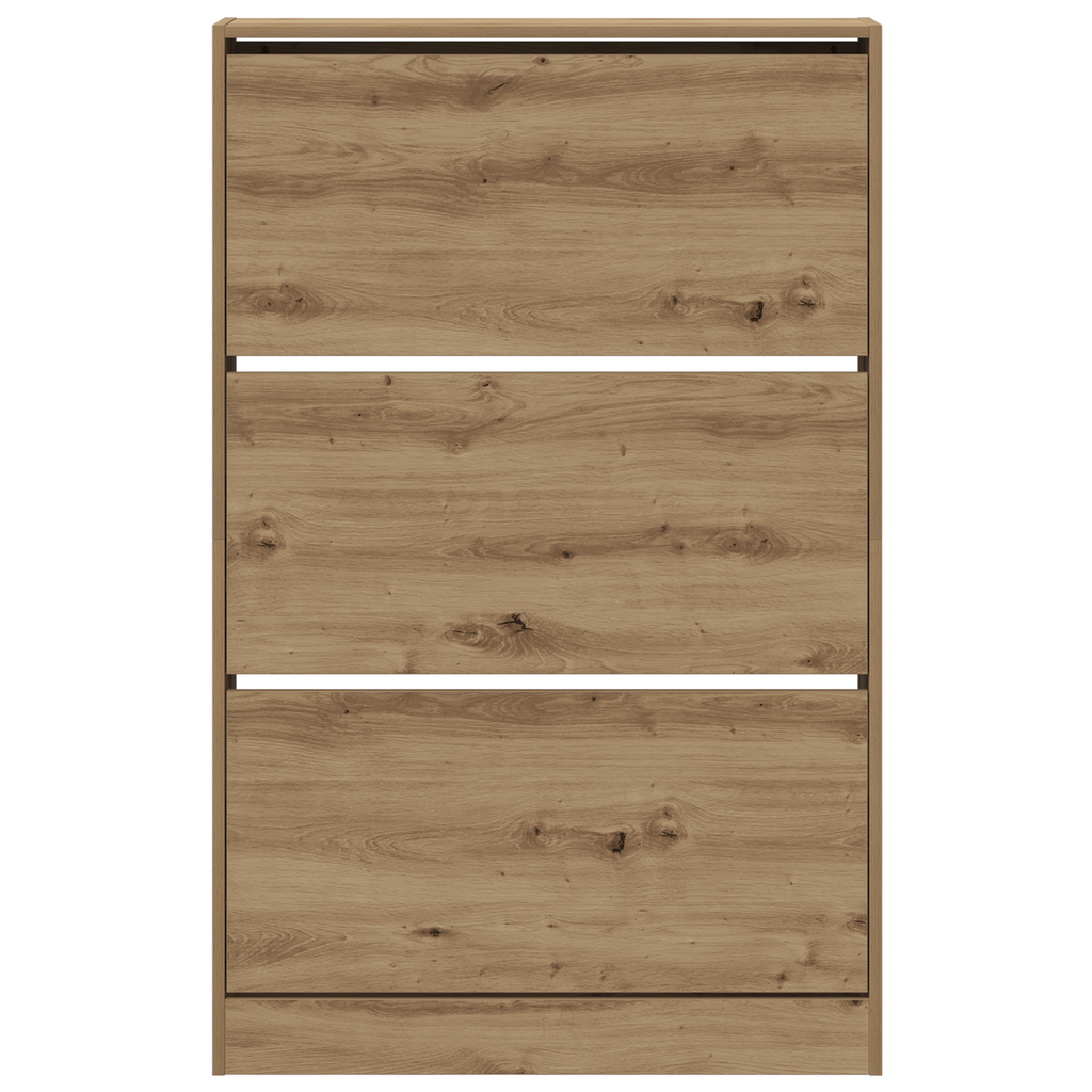 Schuhschrank 80X21X125,5 Cm Holzwerkstoff Artisan Eiche