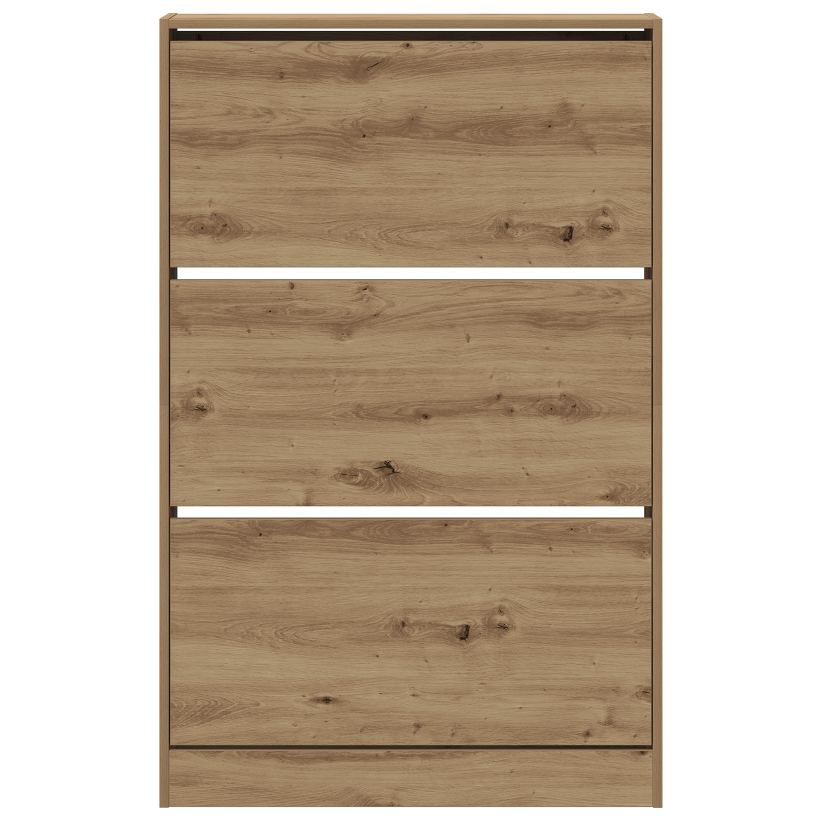 Schuhschrank 80X21X125,5 Cm Holzwerkstoff Artisan Eiche