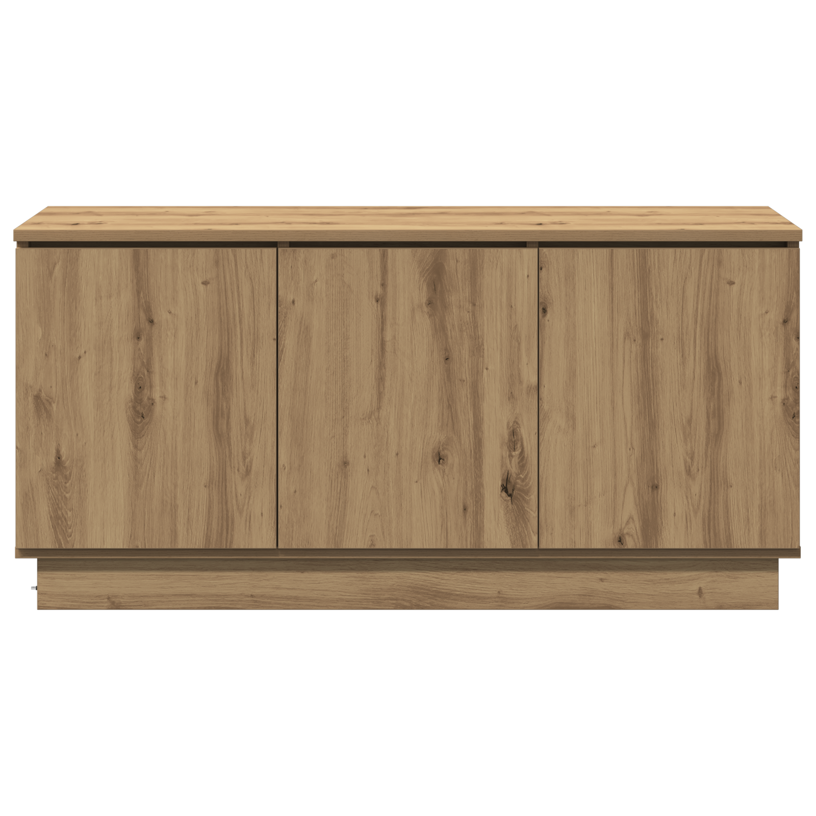 Tv-Schrank Massivholz Eiche 100X38X49 Cm Holzwerkstoff