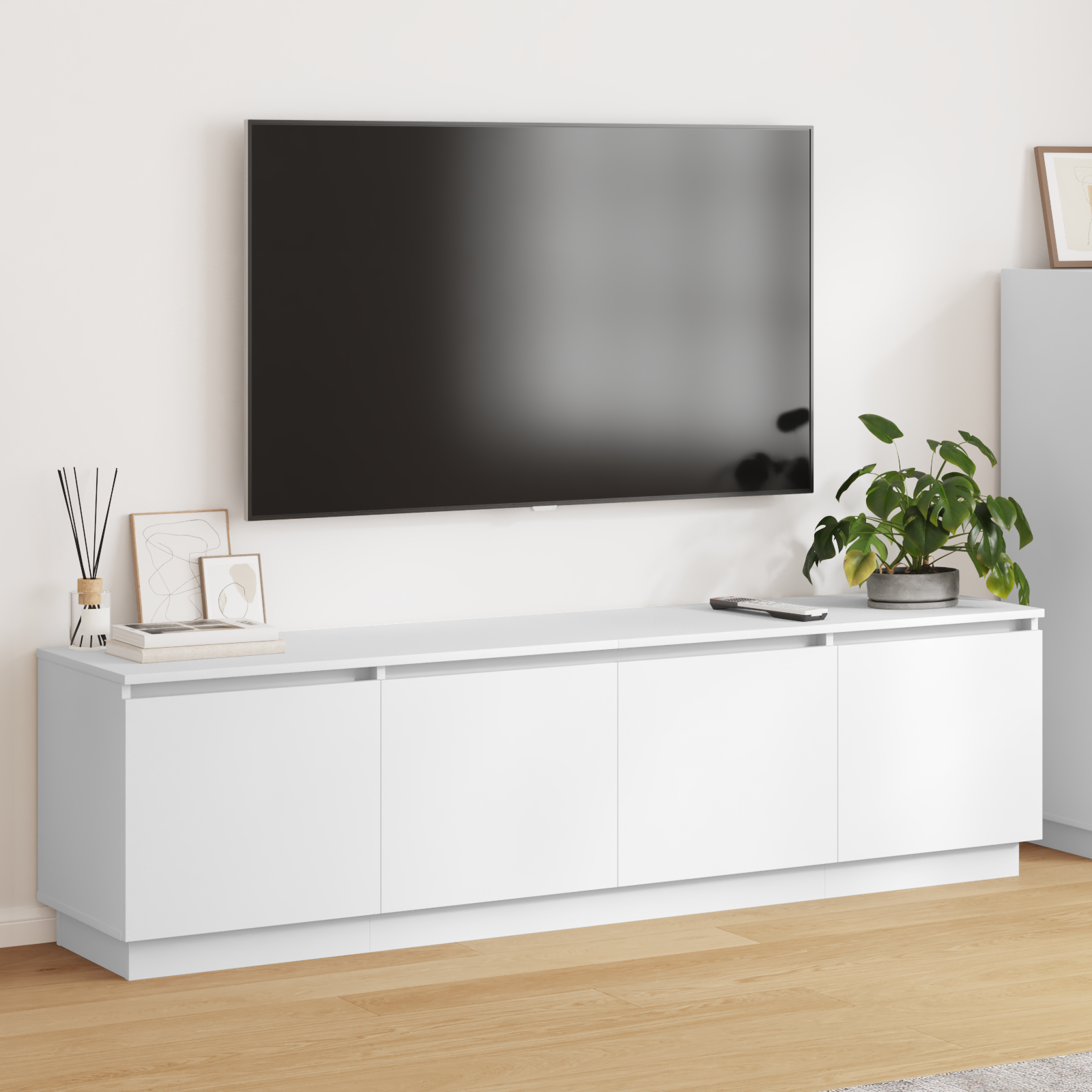 Led Tv-Schrank 180X38X49 Cm Holzwerkstoff
