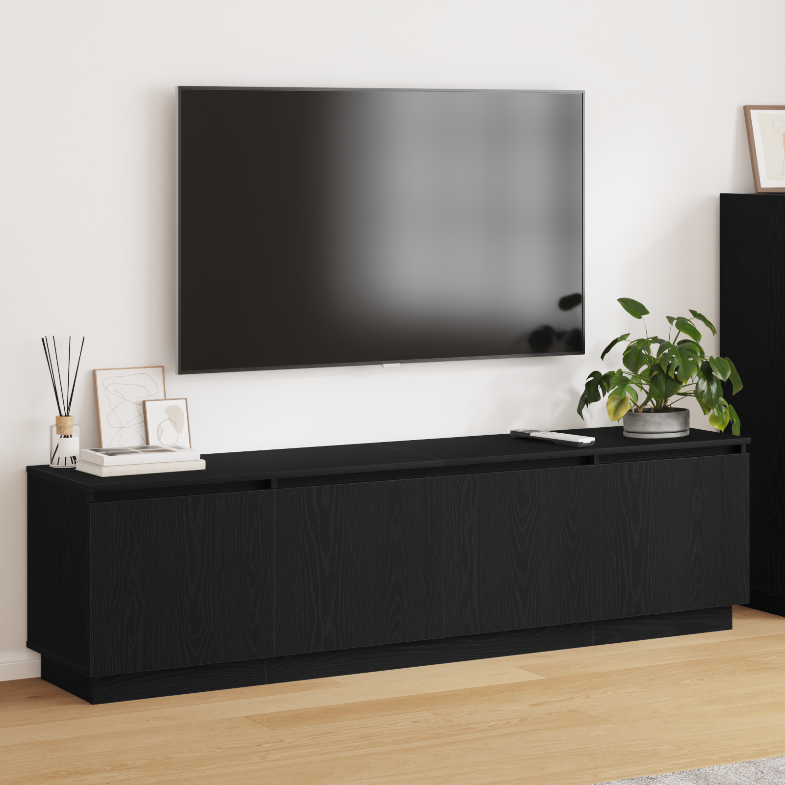 Led Tv-Schrank 180X38X49 Cm Holzwerkstoff