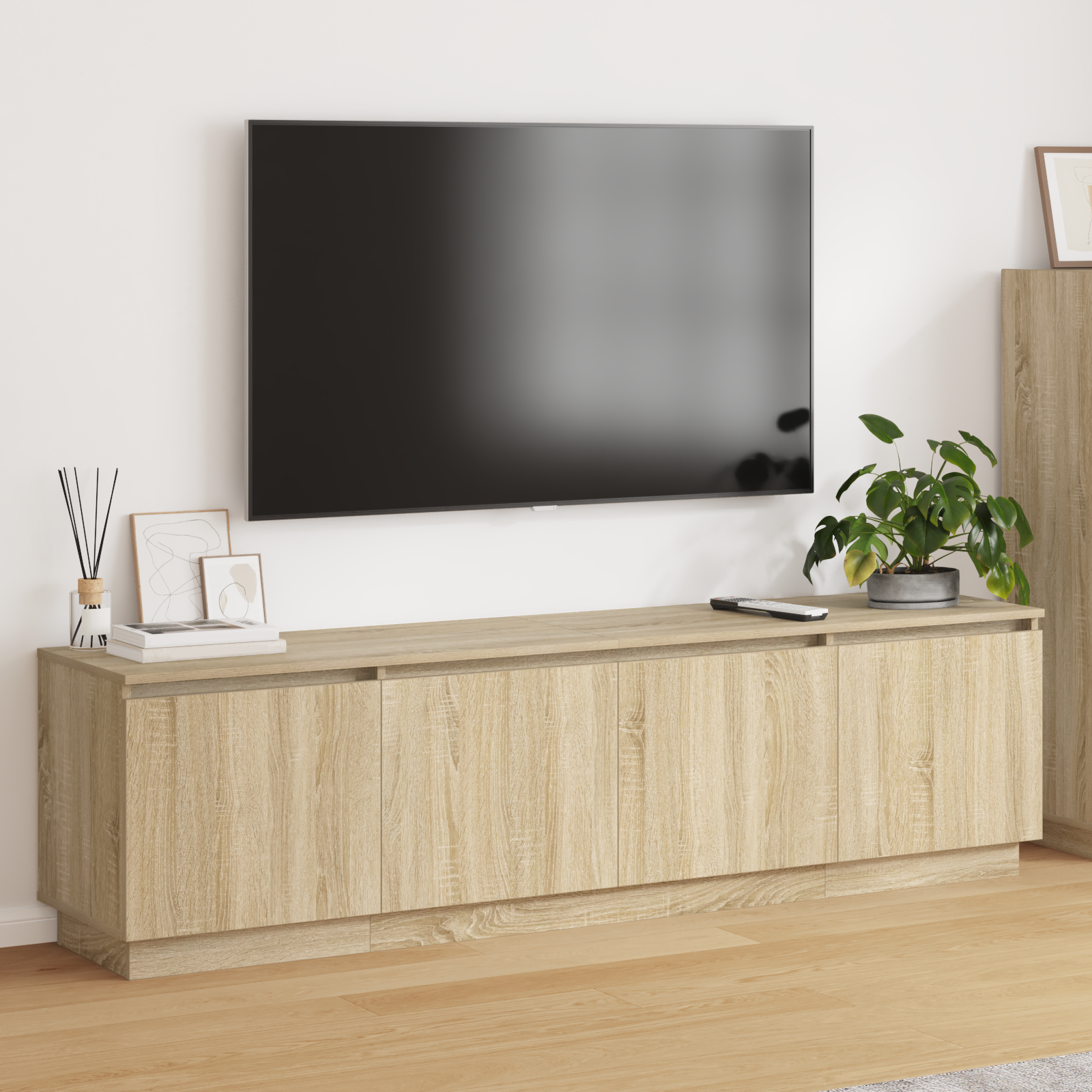 Led Tv-Schrank 180X38X49 Cm Holzwerkstoff