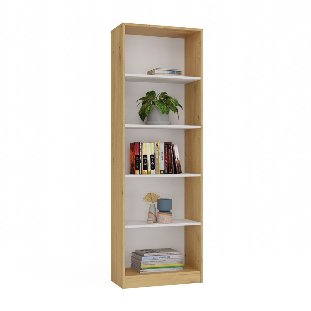 Regal ONYX R60 – 60 cm breit, Bücherregal mit 5 Fächern, mehrere Farben