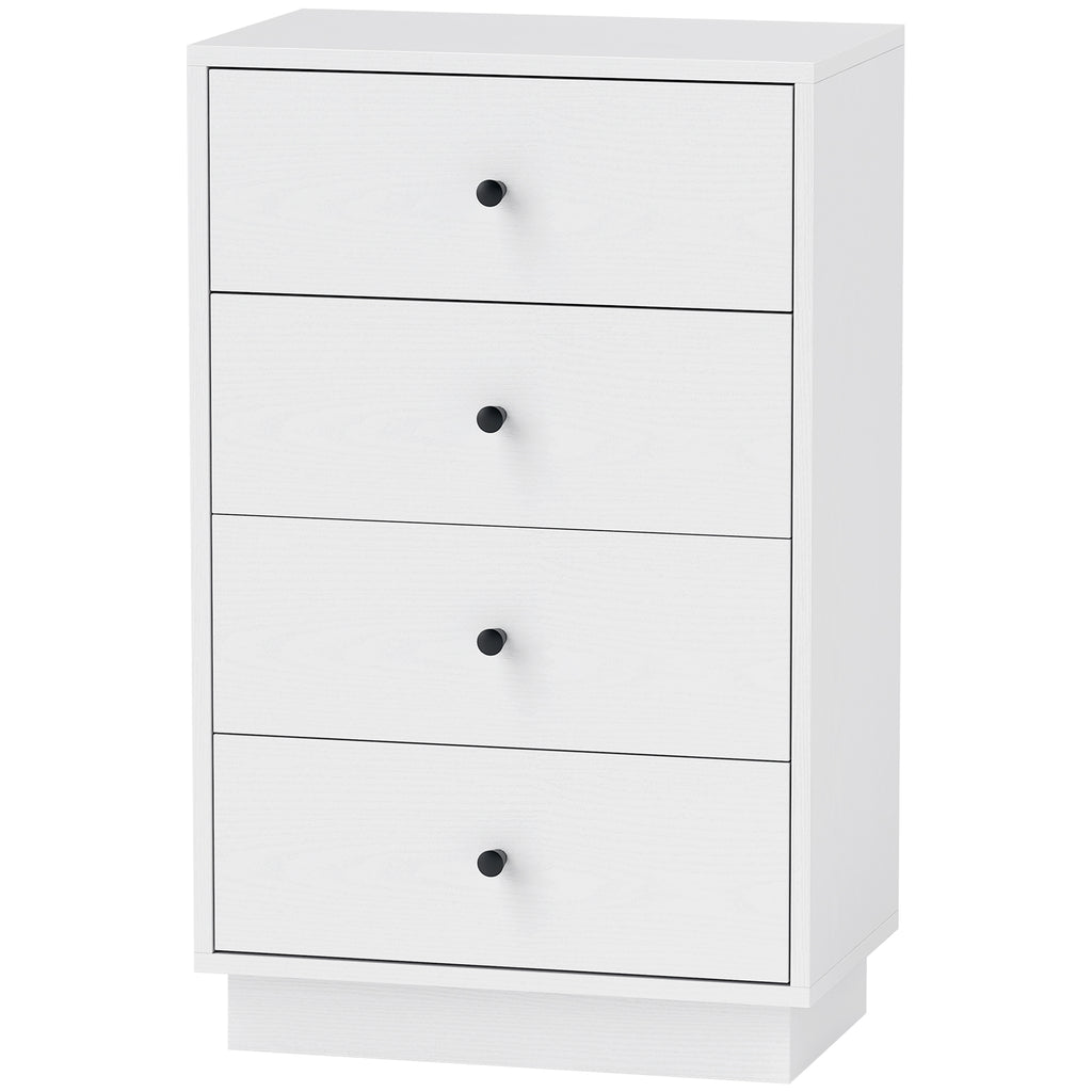 Kommode mit 7 Schubladen Schrank aus Holzwerkstoff im Modern Stil 47 x 29 x 75 cm Weiß