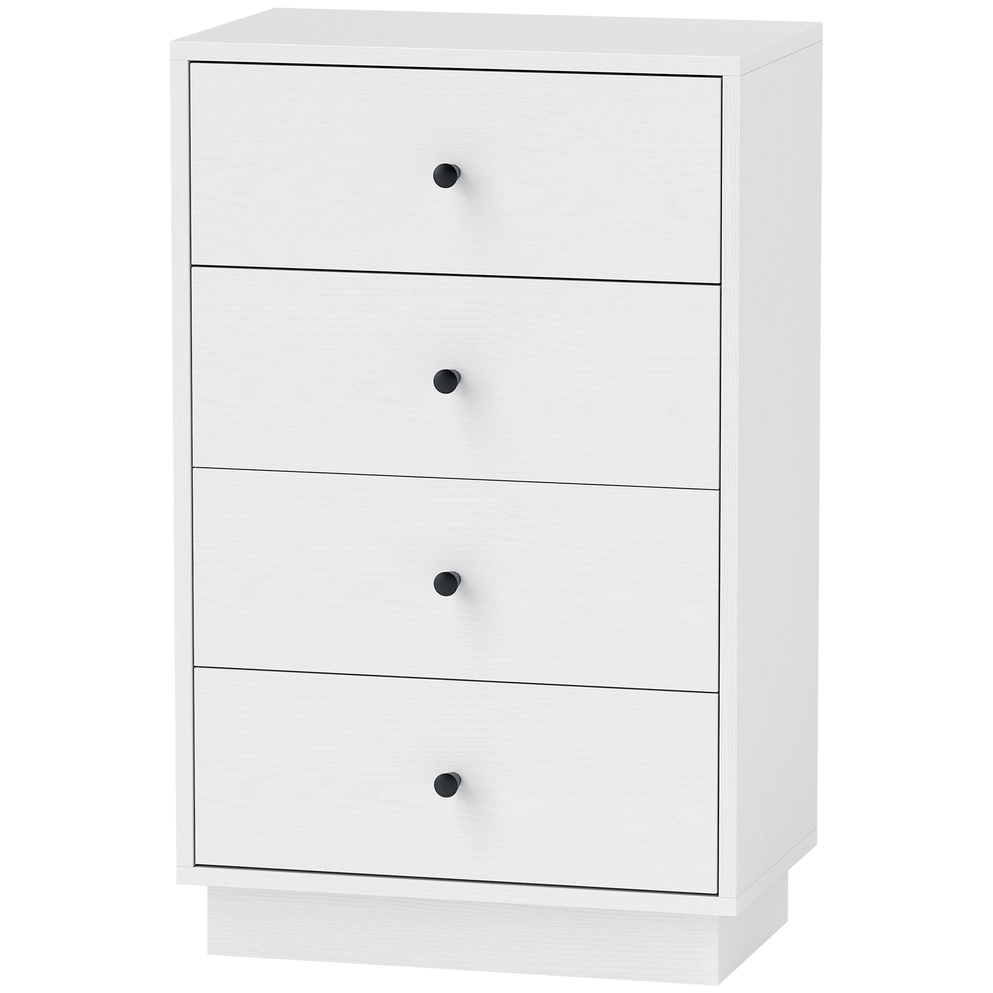 Kommode mit 7 Schubladen Schrank aus Holzwerkstoff im Modern Stil 47 x 29 x 75 cm Weiß