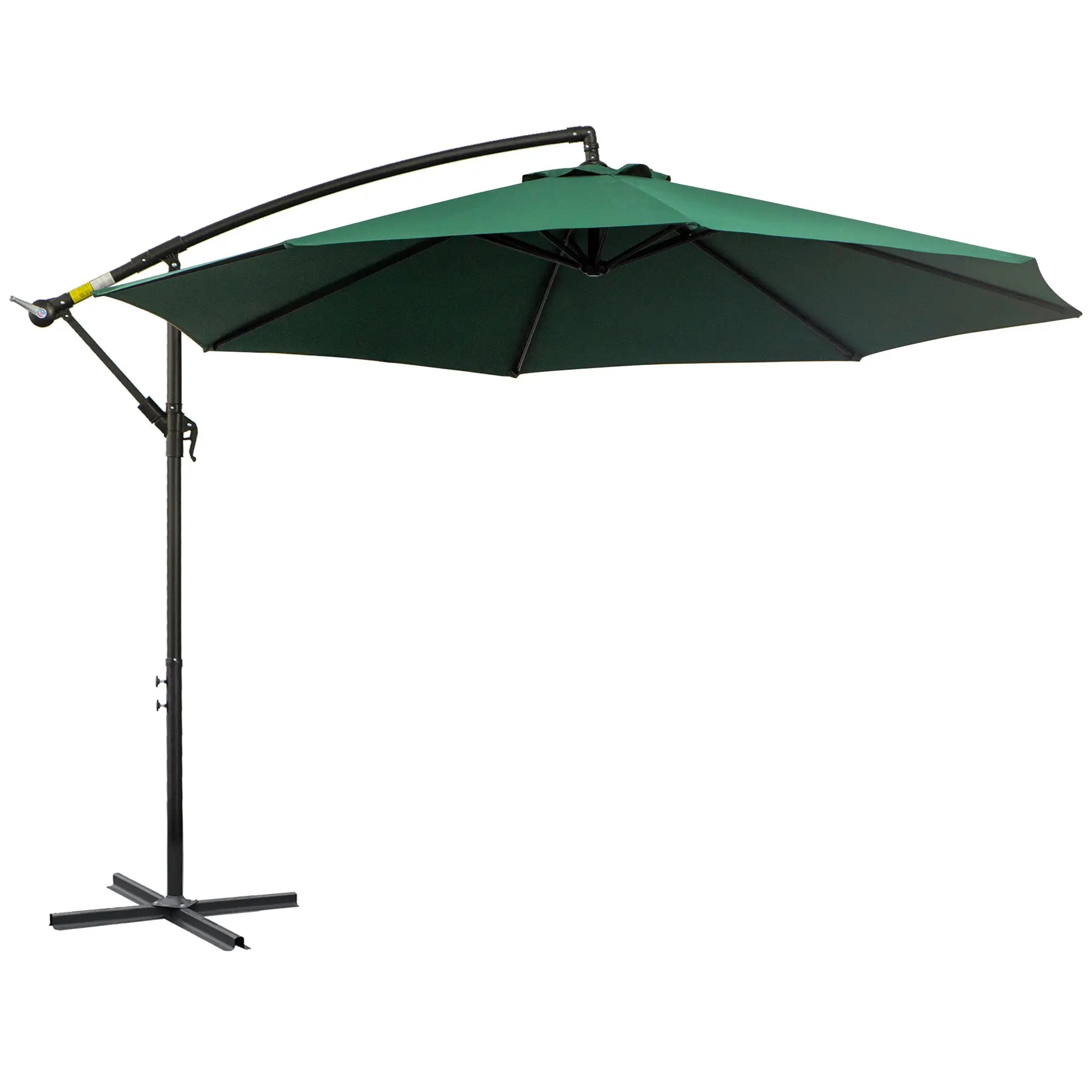 Sonnenschirm mit Kurbel Wetterbeständig 3 m x 3 m x 2,5 m Stahl Polyester - Konfigurierbare Farben!!!