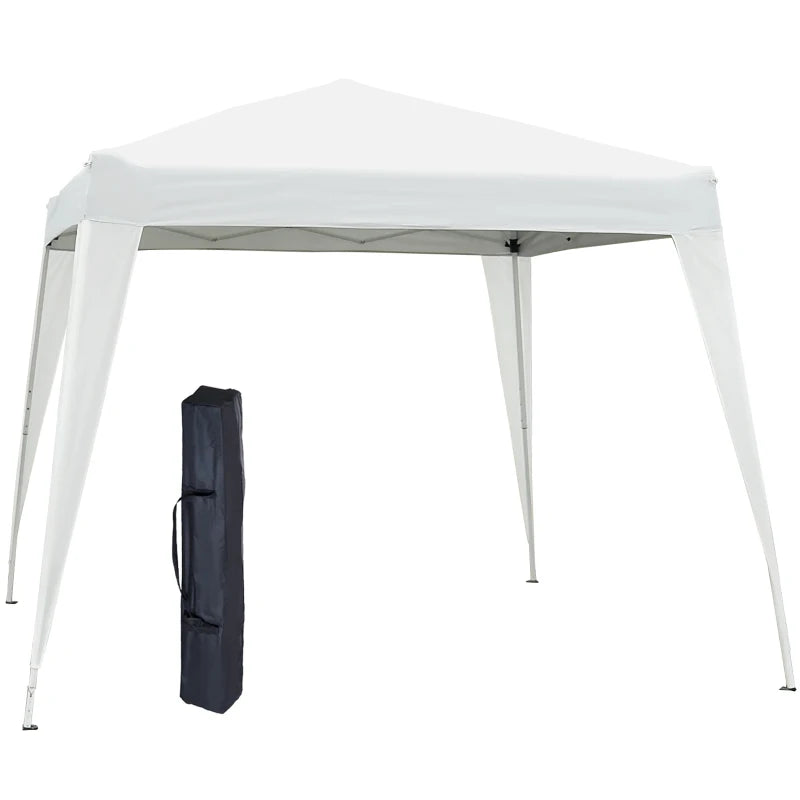 Faltpavillon 2,4x2,4m Pavillon Faltzelt mit UV-Schutz, Partyzelt inkl. Tragetasche für Garten