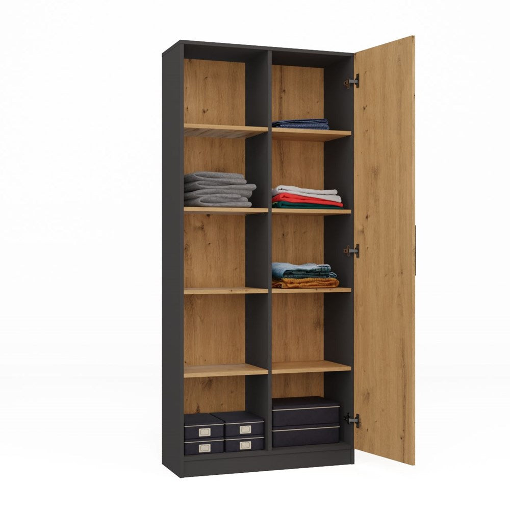 Regal MALWA RD-80 – 80 cm breit, 10 Fächer, halb offen, mehrere Farben