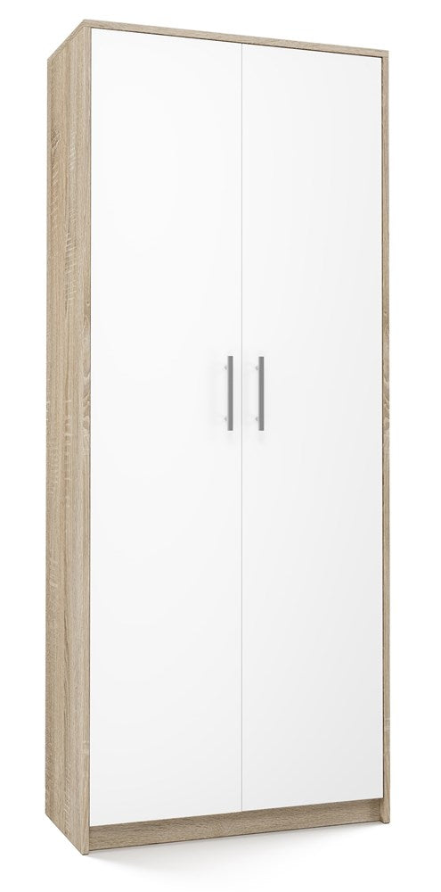 Regal OLIV 2D – 74 cm breit, 8 Fächer mit Türen, mehrere Farben
