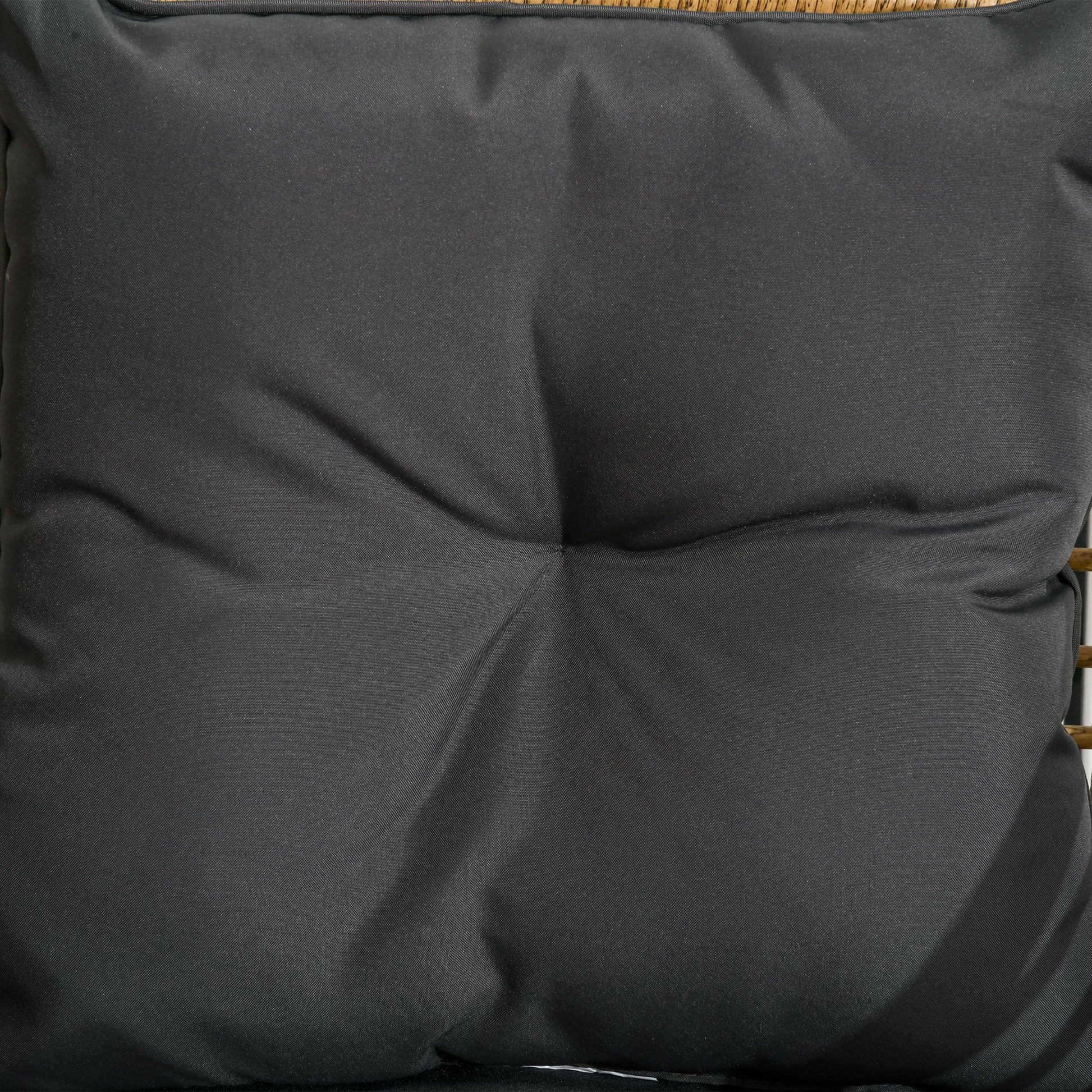 3-teiliges Bistro-Set, wetterbeständig, 1 Beistelltisch, 2 Stühle, 62 cm x 65 cm x 78 cm