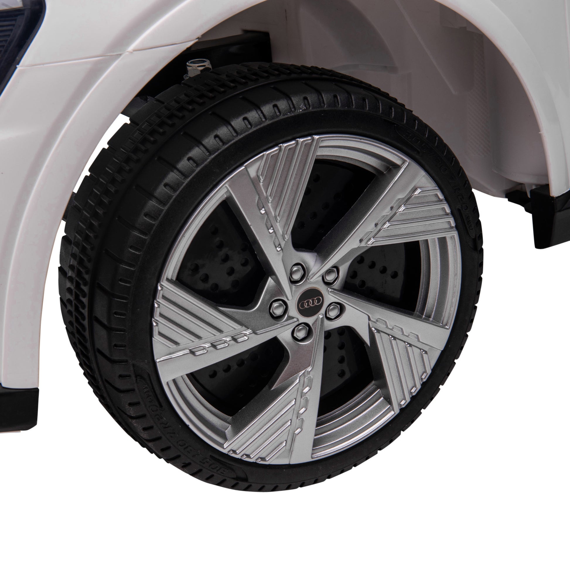 Elektro Kinderauto 12V Audi E-tron Elektroauto mit Fernbedienung, Sicherheitsgurt, Musik, 3-5 km/h