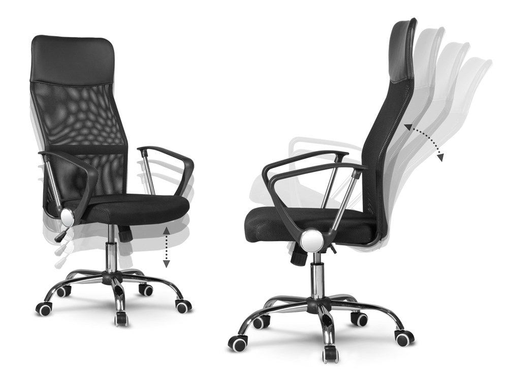 Bürostuhl NEMO – ergonomischer Drehstuhl mit Netzrücken