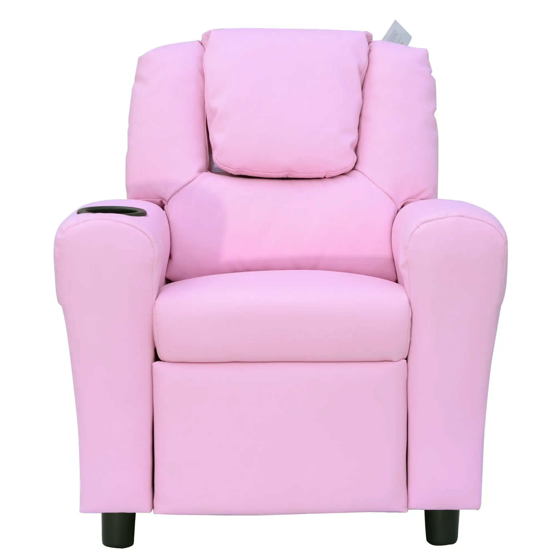 Kindersessel, Minisessel, Kindersofa für 3-6 Jahre alt, Liegefunktion, Becherhalter, 62 x 56 x 69 cm