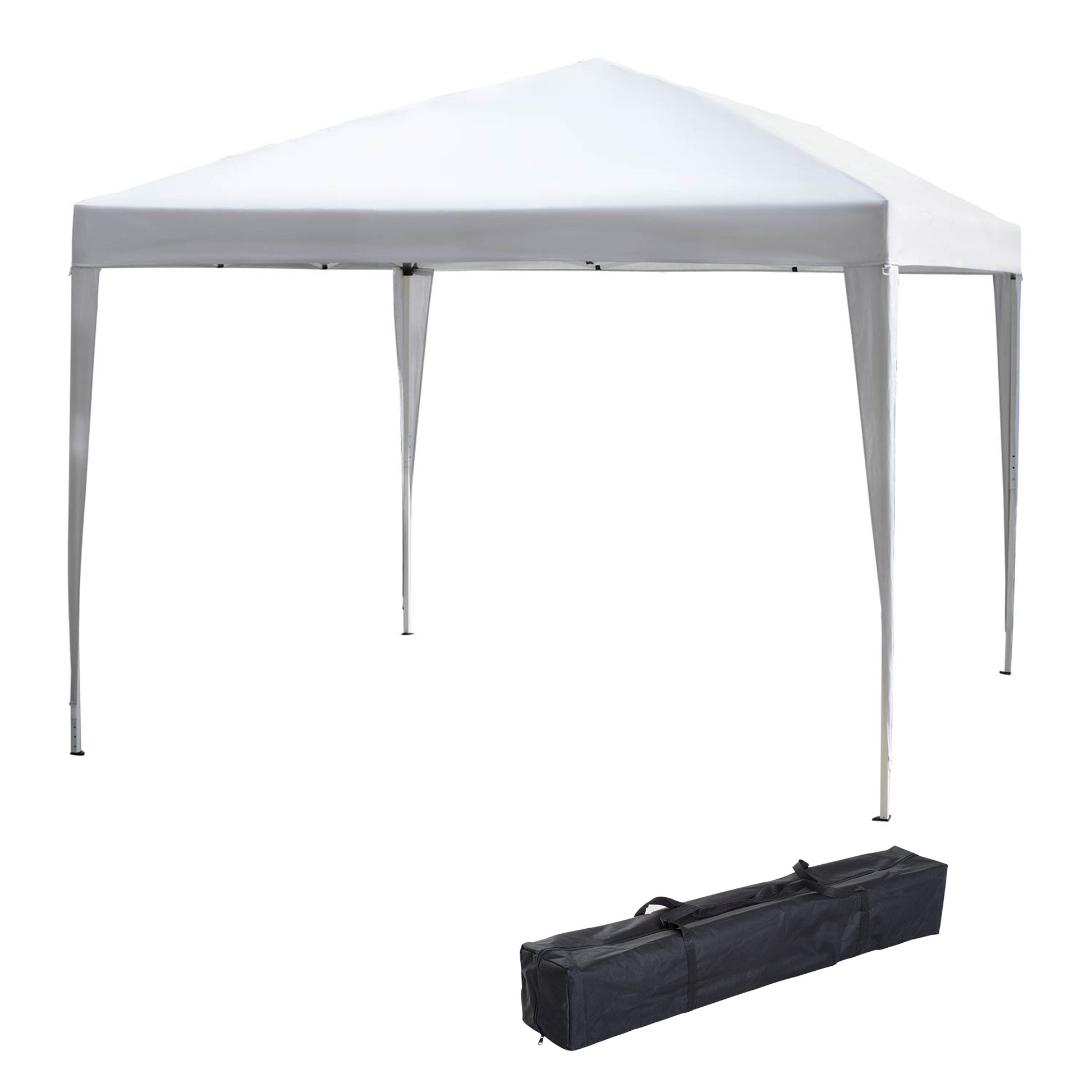 Pavillon, 2,95x2,95 m Pop-Up-Faltpavillon, Gartenpavillon, UV-Schutz, Stahl+Oxfordstoff
