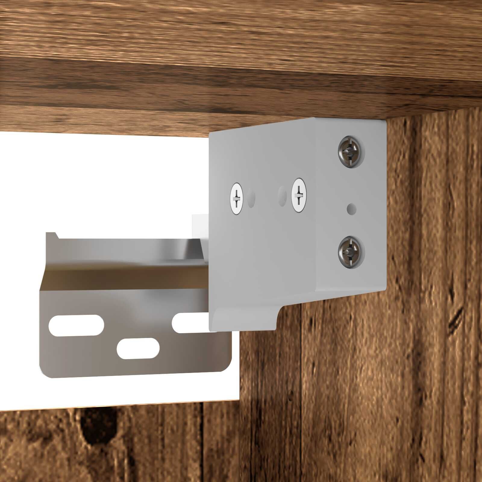Wohnwand 7 Teile Tv Schrank Set Wandmontiert Engineered Wood