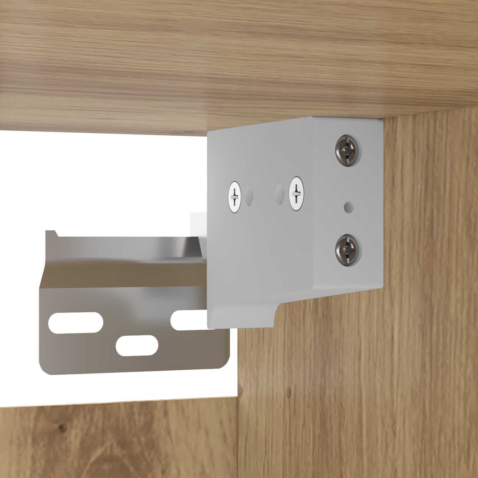 Wohnwand 7-teiliges TV Schrank Set - Wandmontierter Artisan Eiche Holzwerkstoff