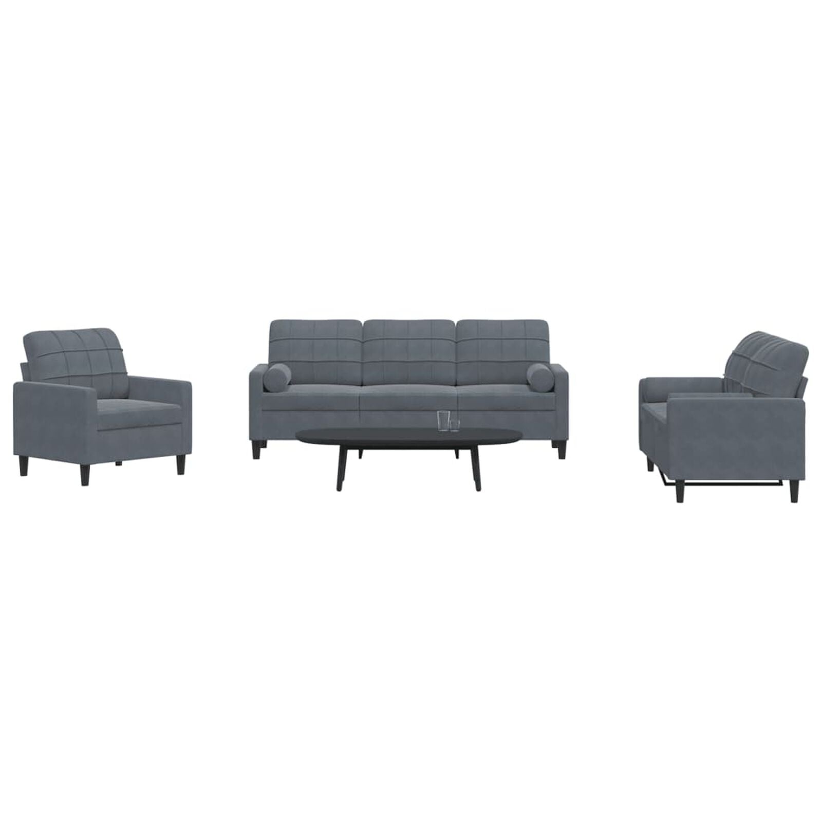 Sofa – Sessel, 1,2,3-Sitzer – Samt – Größen & Farben Konfigurierbar!!!