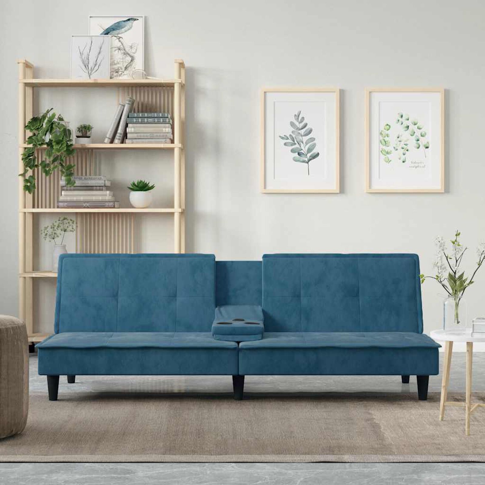Schlafsofa Mit Getränkehaltern Samt - Konfigurierbare Farben!!!