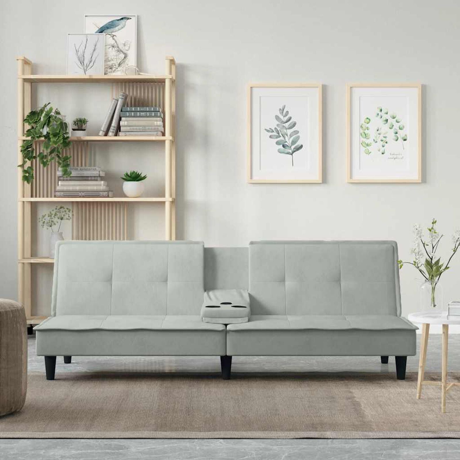 Schlafsofa Mit Getränkehaltern Samt - Konfigurierbare Farben!!!
