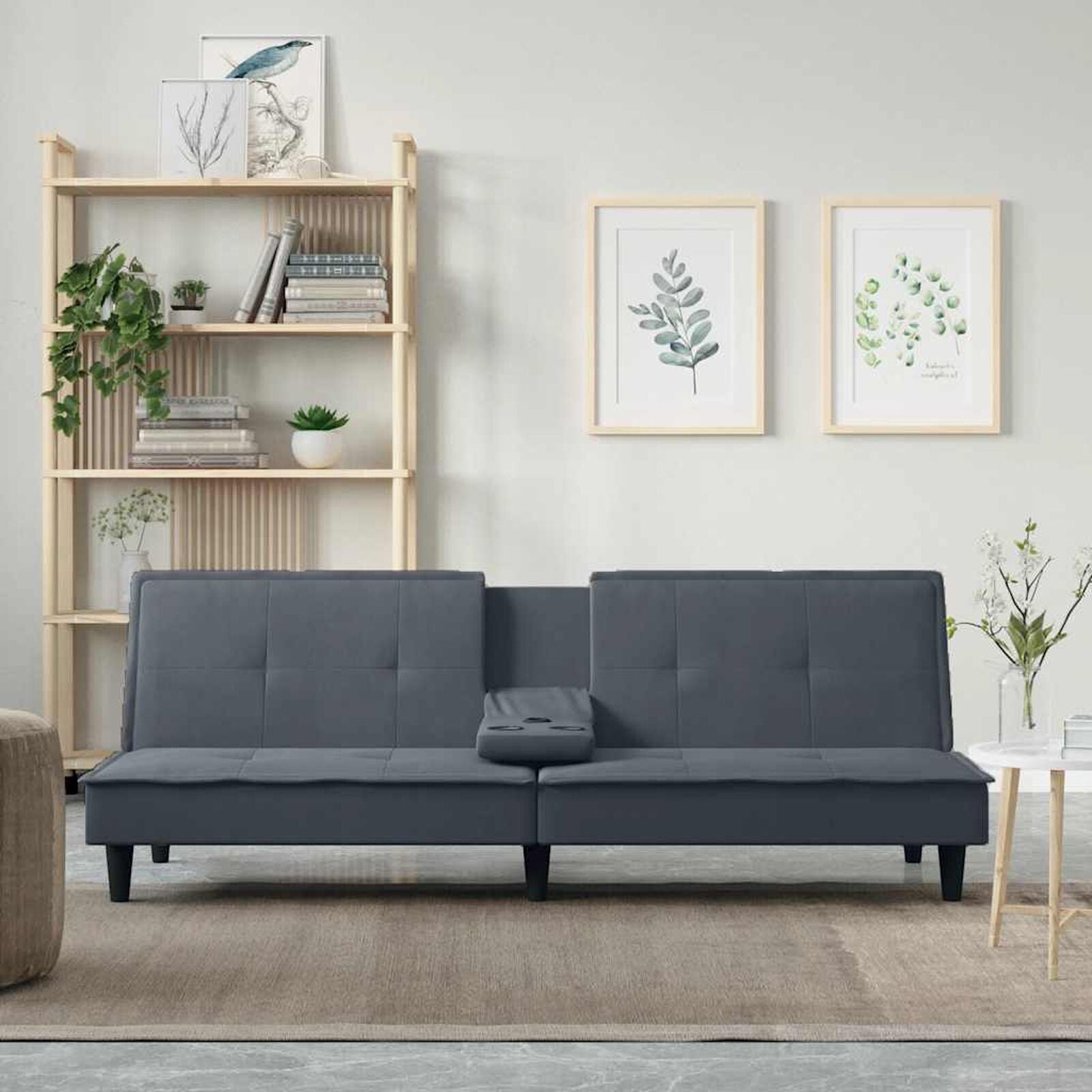 Schlafsofa Mit Getränkehaltern Samt - Konfigurierbare Farben!!!