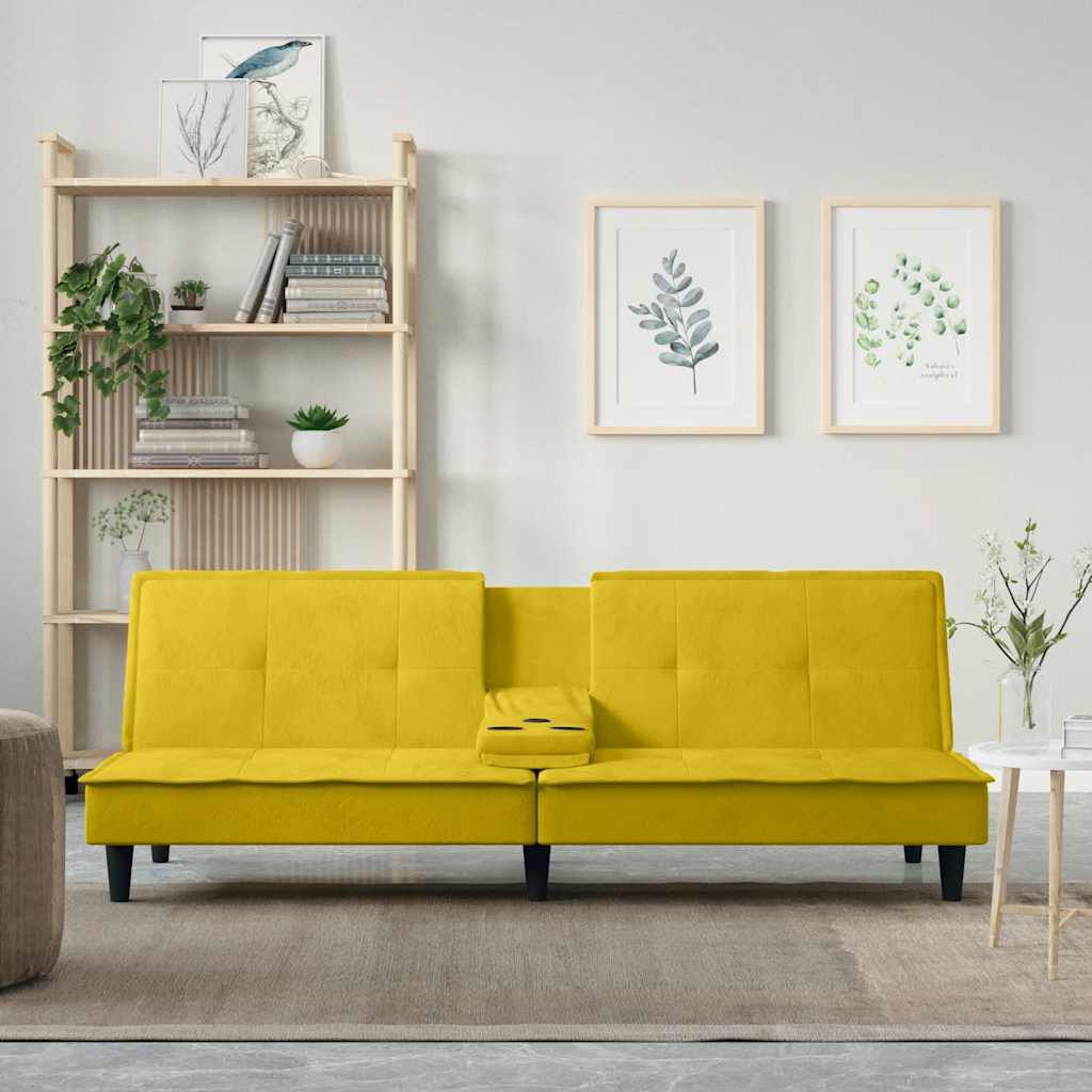 Schlafsofa Mit Getränkehaltern Samt - Konfigurierbare Farben!!!