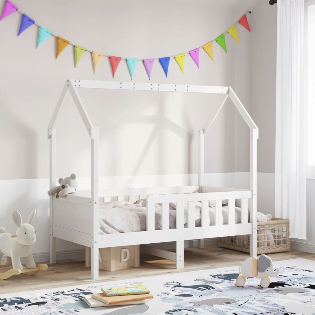 Kinderbett Hausbett Massivholz Kiefer – Größen & Farben konfigurierbar!!!